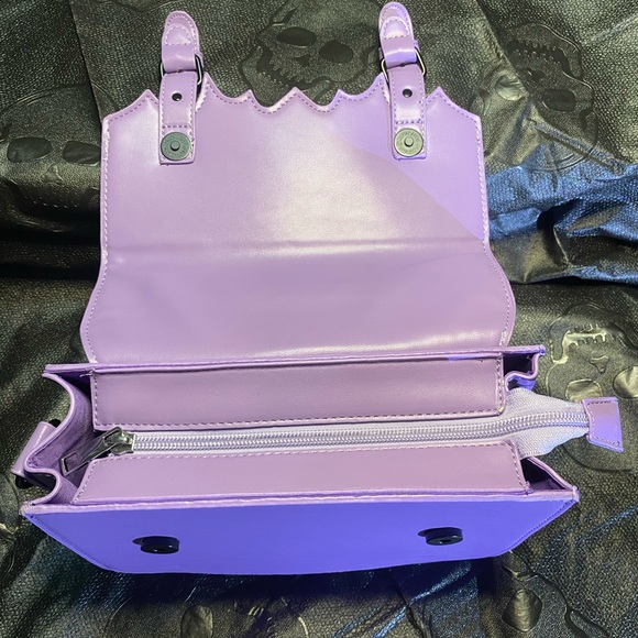 Purple Bat Design Women Bag Set - Picture 9 of 9